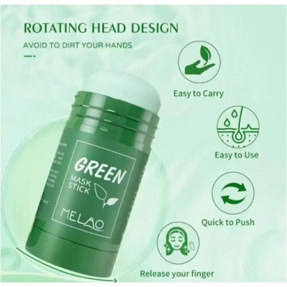 3 x Melao Green Tea Mask Stick Blackhead Remover Mask - EXP: 2/26